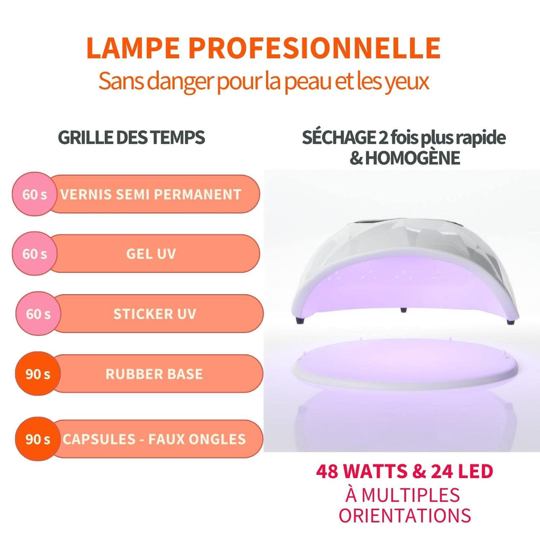 Mini Lampe UV Pour Ongles En Gel Lampe UV Portable Pour - Temu France